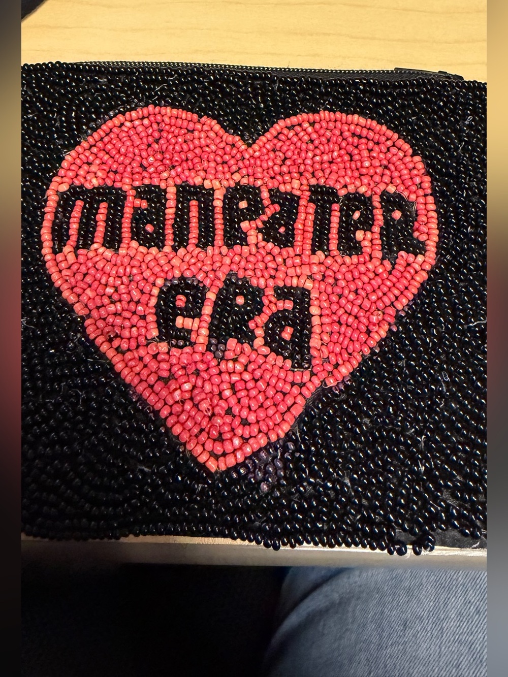 Beaded coin purse “maneater era”